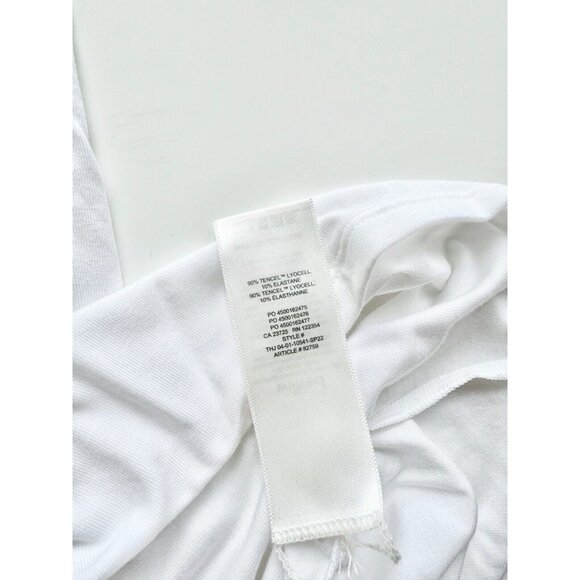 NWOT Aritzia WILFRED Flight White Relux Jersey Muscle Tank T-Shirt, Size XXS - Picture 9 of 14